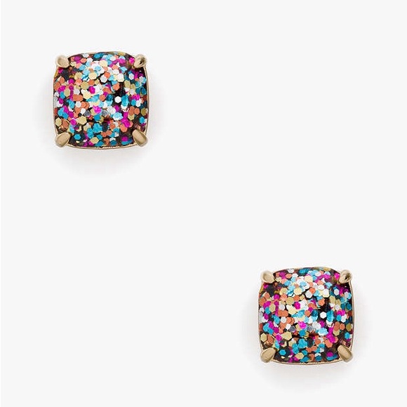 RESERVED FOR BUNDLE! 🥳HOST PICK!🥳 kate spade MSRP Small Square Stud Earrings - Picture 1 of 9